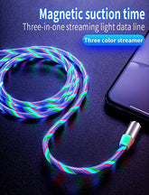 Magnetic LED Charging Cable – iPhone, Android, Type-C